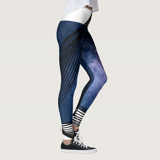 "Fet i blått Leggings (Höger)