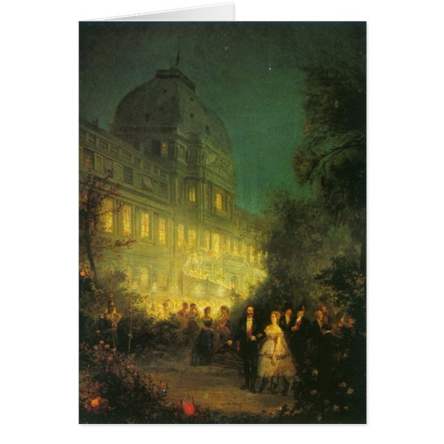 Fet i Tuileries Hälsningskort (Framsidan)