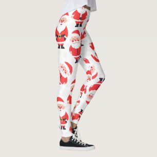 Fet Jultomten Novelty Red and White Party Leggings