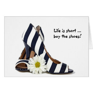 Fet, kantad skon hälsningskort