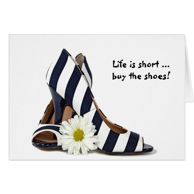 Fet, kantad skon hälsningskort (Framsidan Horizontal)