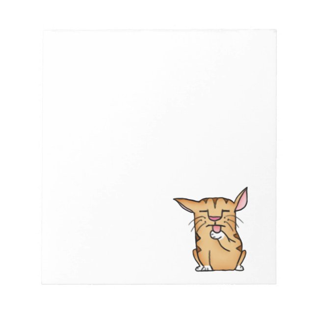 Fet katt anteckningsblock (Framsida)