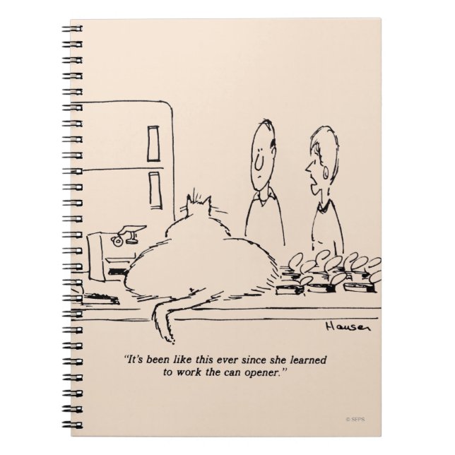 Fet katt anteckningsbok (Framsidan)