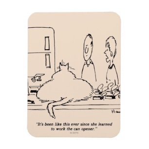 Fet katt magnet