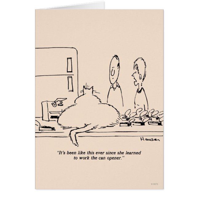 Fet katt OBS kort (Framsidan)