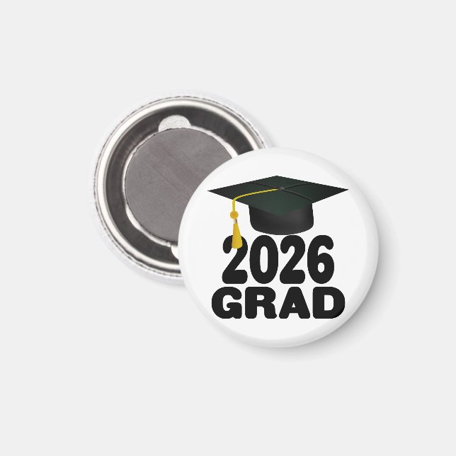 Fet klass 2026 Studenten Magnet (Front/Back)