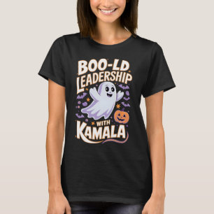 Fet ledarskap med Kamala Harris 2024 Halloween T Shirt