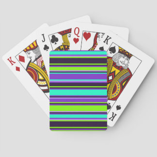 Fet Lila-, Aqua- och Chartreuse-dekorkort Casinokort
