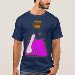 Fet lila i en kolv t shirt