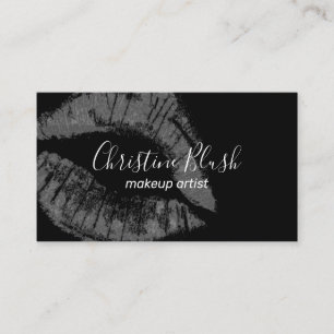Fet Lipstick Kiss MUA-Affärskort Visitkort