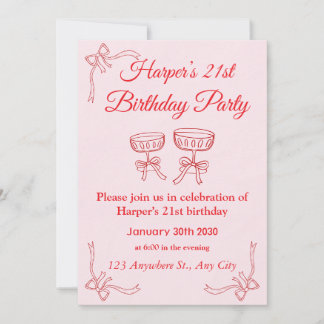 Fet & Ljus: Geometrisk Födelsedagsgratulationskort Inbjudningar