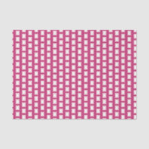 Fet Ljus rosa och vit Funky Retro
