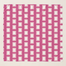 Fet Ljus rosa och vit Funky Retro