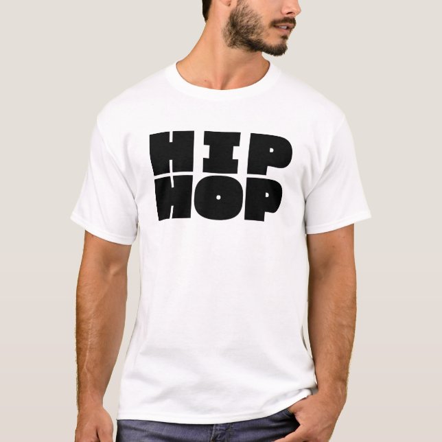 fet logotypdesign för hip hop. t shirt (Framsida)