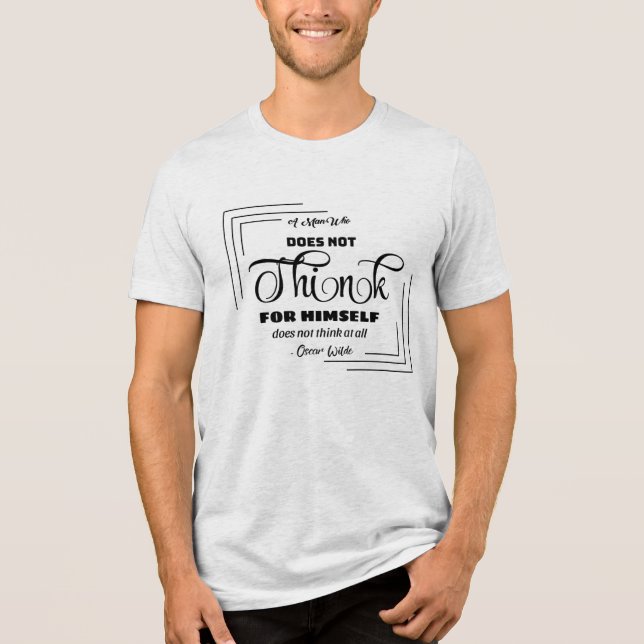 Fet meddelandetext t shirt (Framsida)
