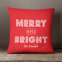 Fet Merry & Bright Personlig - jul