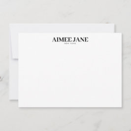 Fet minimal lyx Boutique Holografik Anteckningskort