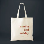 Fet, minimalistisk återföring av rost från Personl Tygkasse<br><div class="desc">Fet,  minimalistisk återföring av rost-fall enkel Personligt bröllp-tote-säck</div>