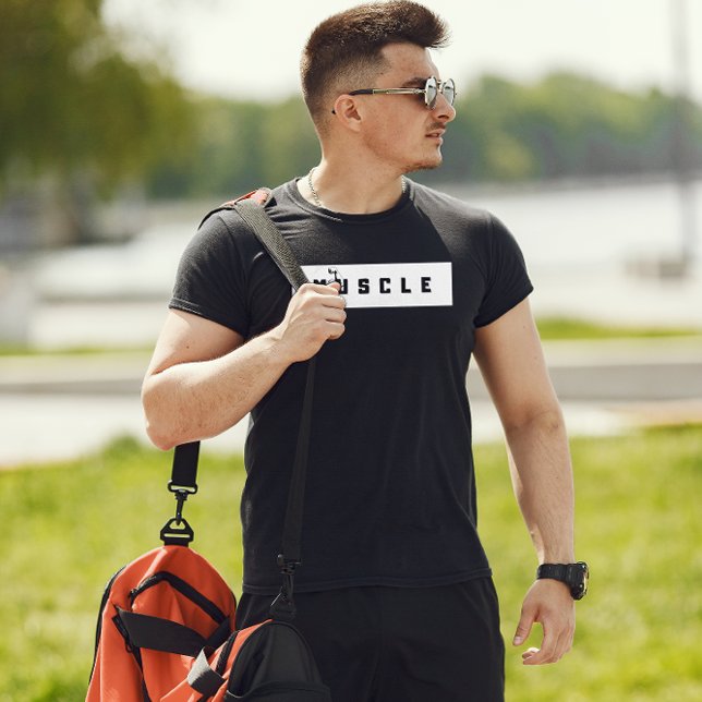 Fet minimalistisk muskel T-Shirt (Skapare uppladdad)