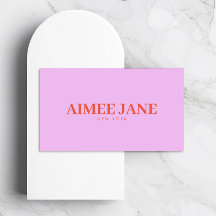 Fet, minimalistisk Rosa/Orange av lyxen Boutique
