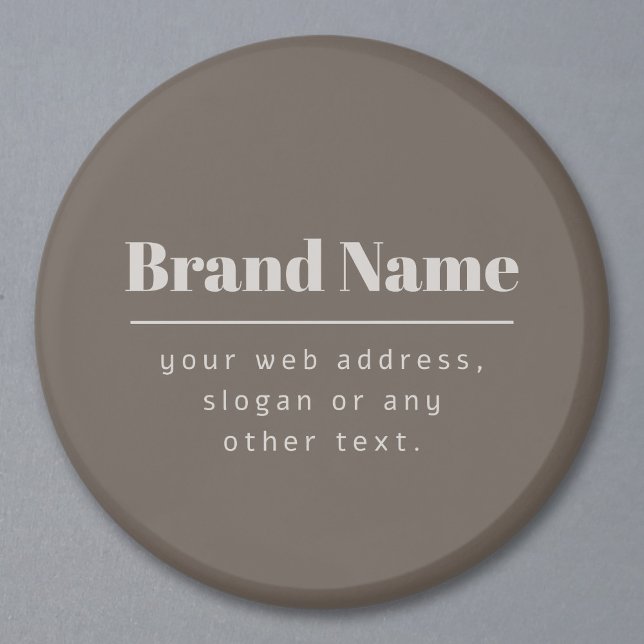 Fet Modern Mörk & Ljus Beige Varumärke eller Föret Magnet (Skapare uppladdad)