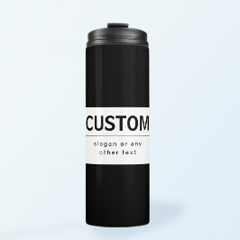 Fet modern, redigerbar text | Svartvitt