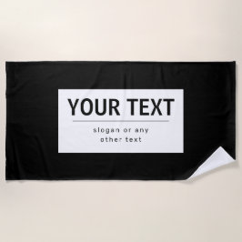 Fet modern, redigerbar text | Svartvitt