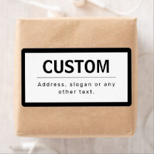 Fet modern, redigerbar text | Svartvitt