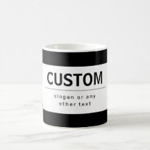 Fet modern, redigerbar text | Svartvitt