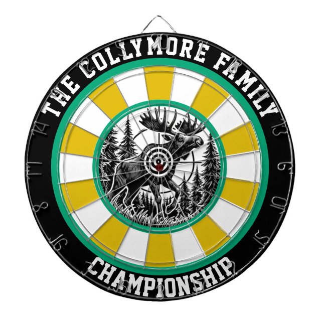 Fet Moose Target Forest Art Darttavla (Framsidan)