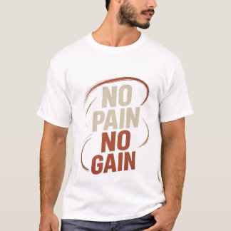 Fet Motivational Tee for Fitness and Gym Älskare