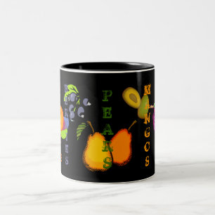 Fet n Fruktig (Pear) Två-Tonad Mugg