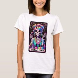 Fet Nagel Tech Tarot-reklam T Shirt