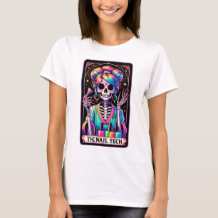 Fet Nagel Tech Tarot-reklam T Shirt