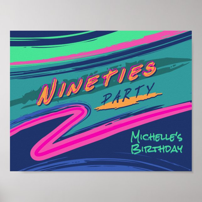 Fet nittiotal Poster (Framsidan)