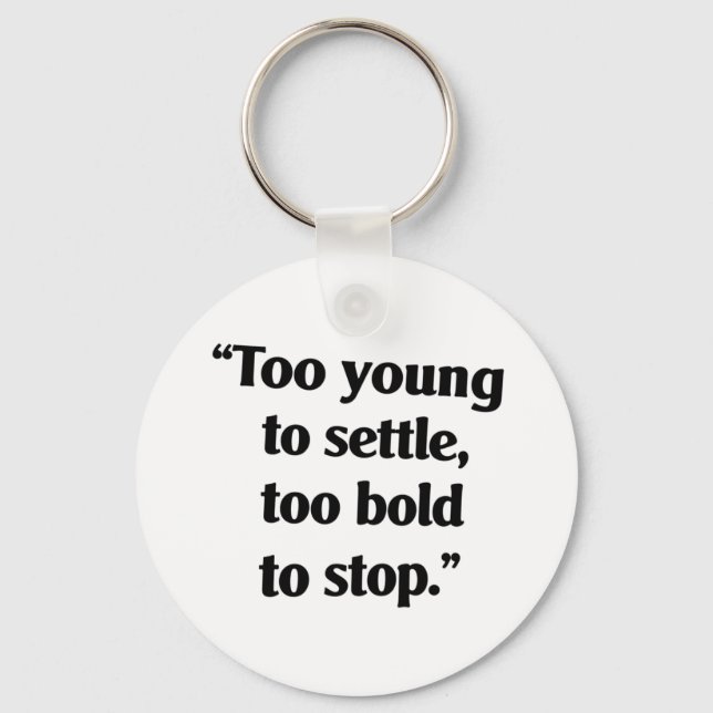 Fet nog för Behållan Nyckelring (Framsida)