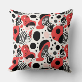 Fet och Abstrakt Dekorativ kudde