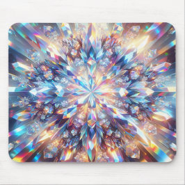 Fet och Bright Holografisk Crystal Musmatta