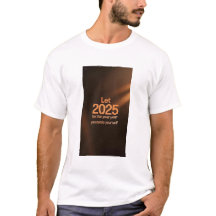 Fet och enkel typografi T-shirt