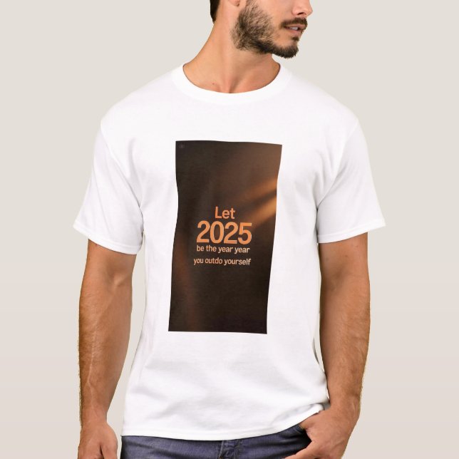 Fet och enkel typografi T-shirt (Framsida)
