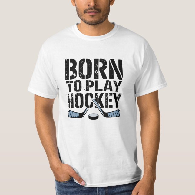 Fet och fin Ice Hockey Älskare-grafik T Shirt (Framsida)