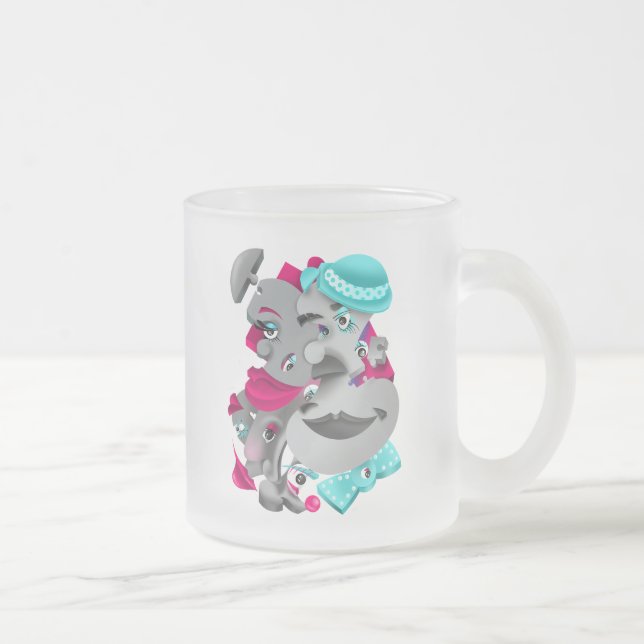 Fet och konstgjord frusen kaffe Kopp (Höger)