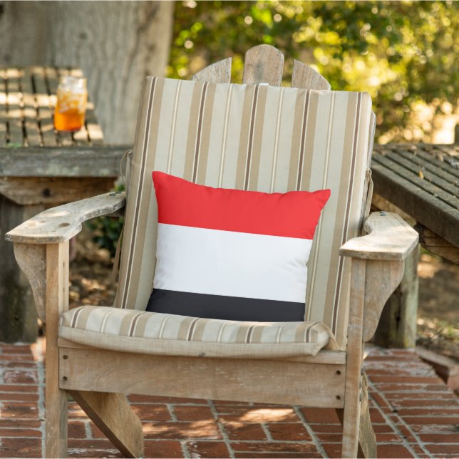 Fet och modern Rand Kudde (Stol)