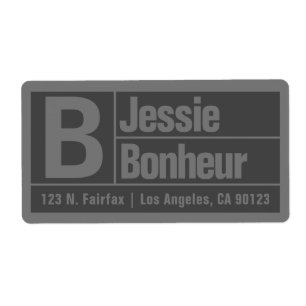 Fet och modernt stort teckensnitt   Mörk Grått Ret Fraktsedel