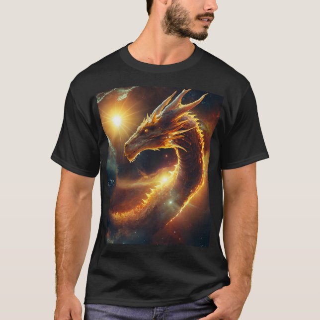 Fet och Mythical Stil för Fantasy Älskare T Shirt (Framsida)