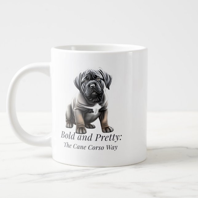 Fet och söt: Käppen Corso way Jumbo Mugg (Vänster)