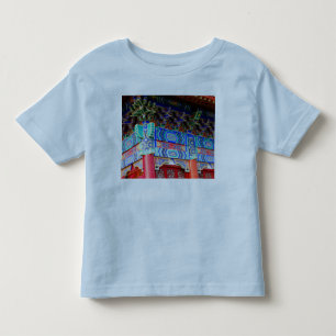 Fet och vacker från en palats i Seoul på en T Shirt