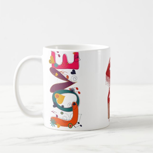 Fet och vacker kaffemugg (Vänster)