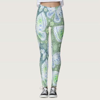 Fet och vacker - Snyggt Tryckt papper Leggings