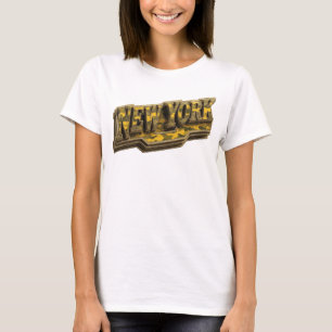 Fet Orange NEW YORK Wearable Art T Shirt